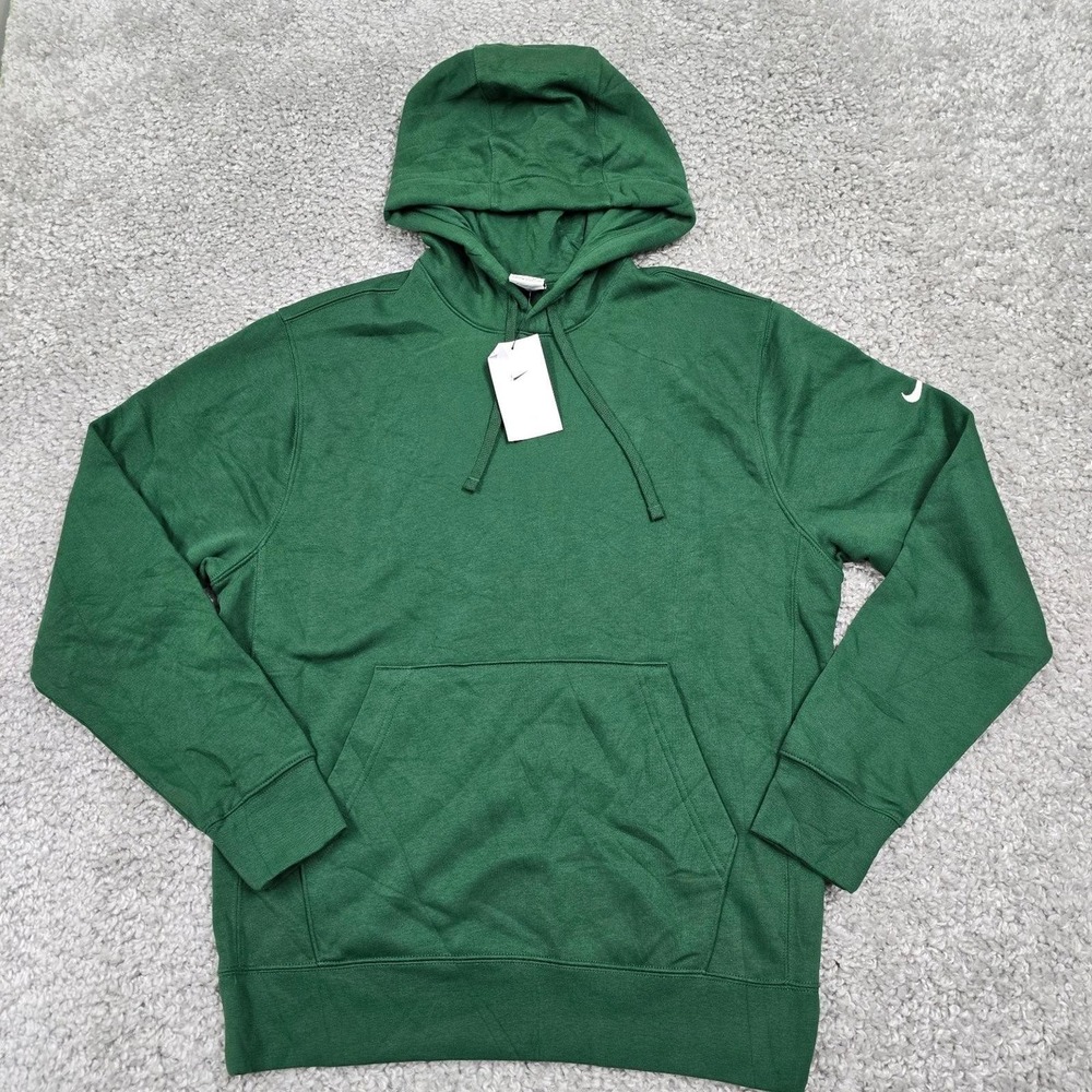Nike Mens Club Fleece Pullover Hoodie Size M Minimalist Athletic Athleisure‎